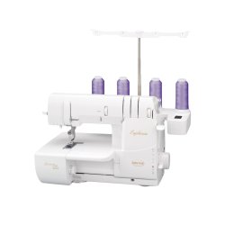 Recouvreuse avec système automatique d'alimentation du fil et le système d'enfilage à air pour le boucleur -  BABY LOCK EUPHORIA