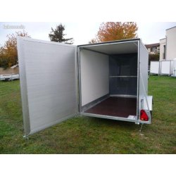 Remorque fourgon - 280 x 155 cm - LIDER 42960 - PTAC : 1350 kg
