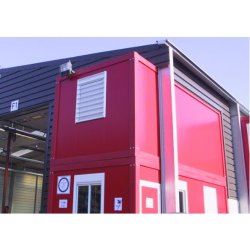 Bungalow de chantier modulaire - Kit PME avec hangar et bureaux modulaires