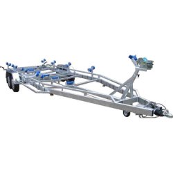 7m-2m20 2x1500kg - 3000 kg - VLEMMIX - Remorque Porte-Bateau