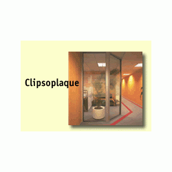 Cloison démontable clipsoplaque