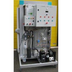 Chambre froide négative BCFN 10 - banc en aluminium anodisé sur roulettes avec coffret de gestion