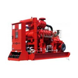 Groupe motopompe anti-incendie diesel, de débit de 1100 m3/h 12 bar - nfpa 20