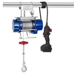 Palan à câble électrique portable YT-JZ-DC200 - 200 kg, 12 m, batterie MAKITA