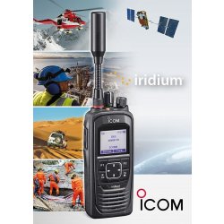 Talkie-walkie ptt satellite icom sur réseau satellite iridium : ic-sat100