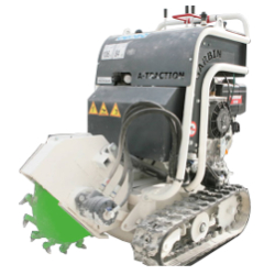 Trancheuse TZ à traction à disque - Déplacement hydrostatique sur chenilles - Moteur Honda GX360 ou Yanmar diesel 10ch