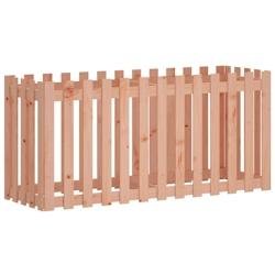 Helloshop26 - Jardinière bac lit surélevé plantes fleurs terrasse jardin de jardin design de clôture bois douglas massif marron 02_0039824 - marro