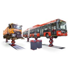 Pont élévateur à ciseaux encastrés de 13,5 t chacun -  ecolift - stertil-koni