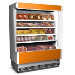 Vitrine murale réfrigérée viande - 125 cm de largeur, profondeur 80 cm - Synergies