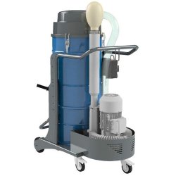 Aspirateur industriels liquides/poussières 4 kW triphasé - DUPUY W3 Infini 4 avec chariot et décolmatage manuel