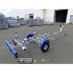 Porte bateau – remorque cassante - SW385 - PTAC 500 Kg - 1 essieu - Sun Way SW385M16