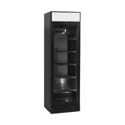 Vitrine verticale réfrigérée TEFCOLD EDRINK-38V/Z6 - 347 L, +2°C à +10°C, avec éclairage LED