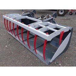 Godet multi-services NC BMS 2.10m SN - Occasion - Joues démontables - Adaptable télescopique