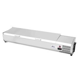 Hendi Arktic Vitrines réfrigérées à poser pour 8xGN1/3 avec couvercle inox et digital - inox 233986