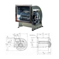 Ventilateur centrifuge dd 9/9.245.6-xnw