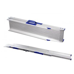 Rampe télescopique pliable TPMR - surface antidérapante Perfo-light et verrouillage facile