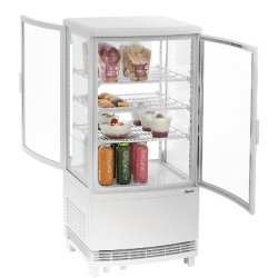 Mini vitrine réfrigérée 75L2T blanc 700287 Bartscher
