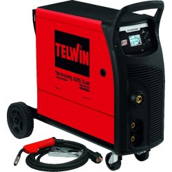 TELWIN - Poste à souder inverter 230V Technomig 225 Dual Synergic - Multiprocess MIG-MAG/FLUX/BRAZING/MMA/TIG DC-Lift - 54800