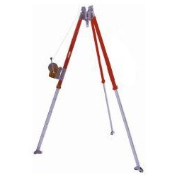 Tripodes de levage ATEC20M - capacité 500 kg - treuil et câble de 20 m - location à la semaine