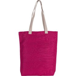 Sac shopping en juco - toile de jute et coton naturel - Réf: KI0229 - 300 g/m² - Conscious collection