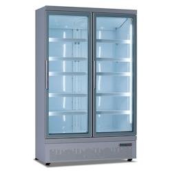 Visioglass slim 2p gris blanc - vitrines positives à groupe logé -LMC EUROCOLD - 4012080 - gris 4012080