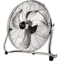 Brasseur d'air 44 cm - 120W - 3 vitesses - Finition chromée - Pales 45 cm