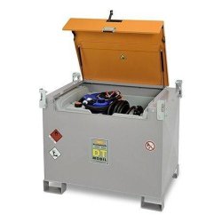 Station DT-mobil pro PE combi 440/50 - 12V - Cuve gasoil double paroi ADR et réservoir AdBlue®