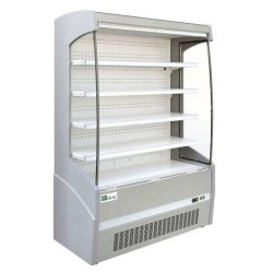 Vitrine réfrigérée murale 1330mm Produits laitiers et charcuterie AFI Collin-Lucy - Argent