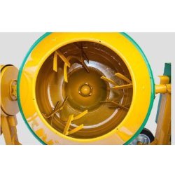 Bétonnière tractable S 500 type S 08 - Lino Sella - capacité cuve 500L - moteur électrique, essence ou diesel
