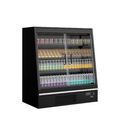 Vitrine réfrigérée pour supermarché Galaxy+ GPL20FGD Black L1330mm 48026 TEFCOLD