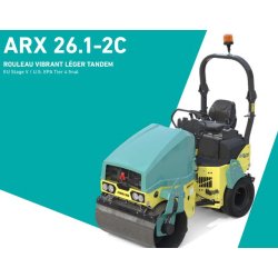 Rouleau vibrant léger - Tandem - Ammann - ARX 26.1-2C