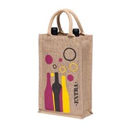 Sac réutilisable en fibre écologique de jute - 20x34x10,5cm - Réf RUSEXB5P