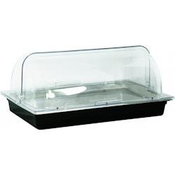 Stalgast Vitrine de Service Réfrigérée GN 1/1 avec Plaque de Froid - 419100 - noir multi-matériau 652733522306