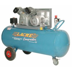 Compresseur 200 L - Belloir Machines Agricoles - Triphasé, Fonte, 450 L/min, 11 Bar, 4 CV, 400 V