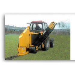 Trancheuse de sol à roue Wizz Wheel TR55 - Adaptable tracteurs 60 à 140 CV - Profondeur jusqu'à 55 cm
