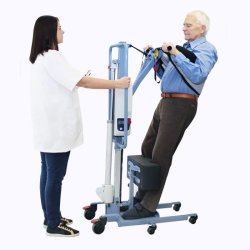 Verticalisateur Easy Lev Blue Nausicaa - Compact, sans soutien au buste, 150 kg max