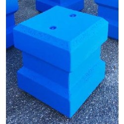 Bloc béton anti-intrusion - BLOCLEST 900 - 1500 kg, 900x900x900 mm, options disponibles