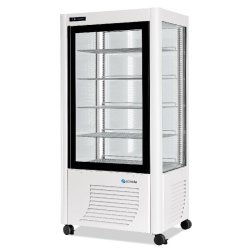 Vitrine pâtissière grand modèle positive - 4 faces vitrées - 540 L - Fabrication italienne SCAIOLA