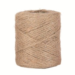 Bobine de jute naturel - 100g x 70m - décorative et résistante