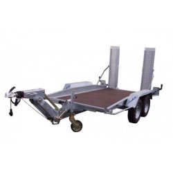 Remorque porte-engins Lider 35905L - 2 essieux - 5,93 x 2,30 m - PTAC jusqu'à 3500 kg
