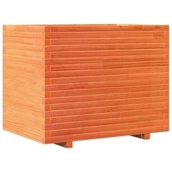 Helloshop26 - Jardinière bac lit surélevé plantes fleurs terrasse jardin cire 90 x 60 x 72,5 cm bois de pin massif marron 02_0038526 - marron Bois