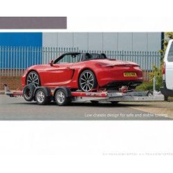 Porte voiture A4 Red 370x180 - 2000 kg PTC - Brian James avec rampes intégrées et équipements optionnels