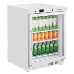 Vitrine Réfrigérée Positive 150L - Dessous de Comptoir - Polar Série C - Blanc