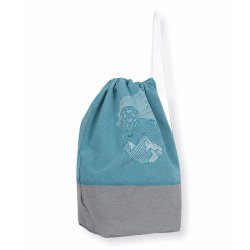 ECONOMIE CIRCULAIRE ! Sacs à dos 450x500 mm en fibres textiles recyclées personnalisés 1 face - SDST4141-ID02/RCP1