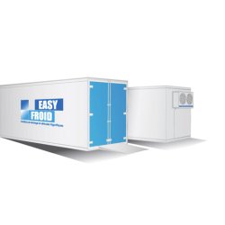 Caisse frigorifique E25CF - 10 palettes - 25 m³ - Températures positives et négatives - Marque Zanotti