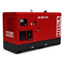 GE 120 PSX - Groupe électrogène industriel supersilencieux - Moteur diesel Perkins - 114 kVA (91.2 kW) génération triphasé stand-by