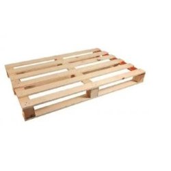 Palette en bois standard 800 x 1200 - légère, 4 entrées, 3 semelles