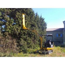 Taille haie 1200mm pour mini pelle
