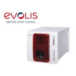 Imprimante de badges - Evolis Zenius - sublimation, impression recto, option encodage magnétique et Mifare