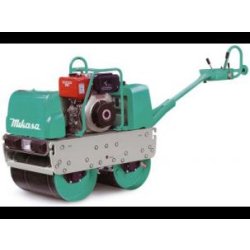 Rouleau compacteur - cylindre vibrant - fourni avec plein de GNR - 2m70 de long, 710Kg